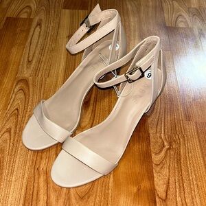 Able Elizabeth Heel Sand Napa Nude Sandals